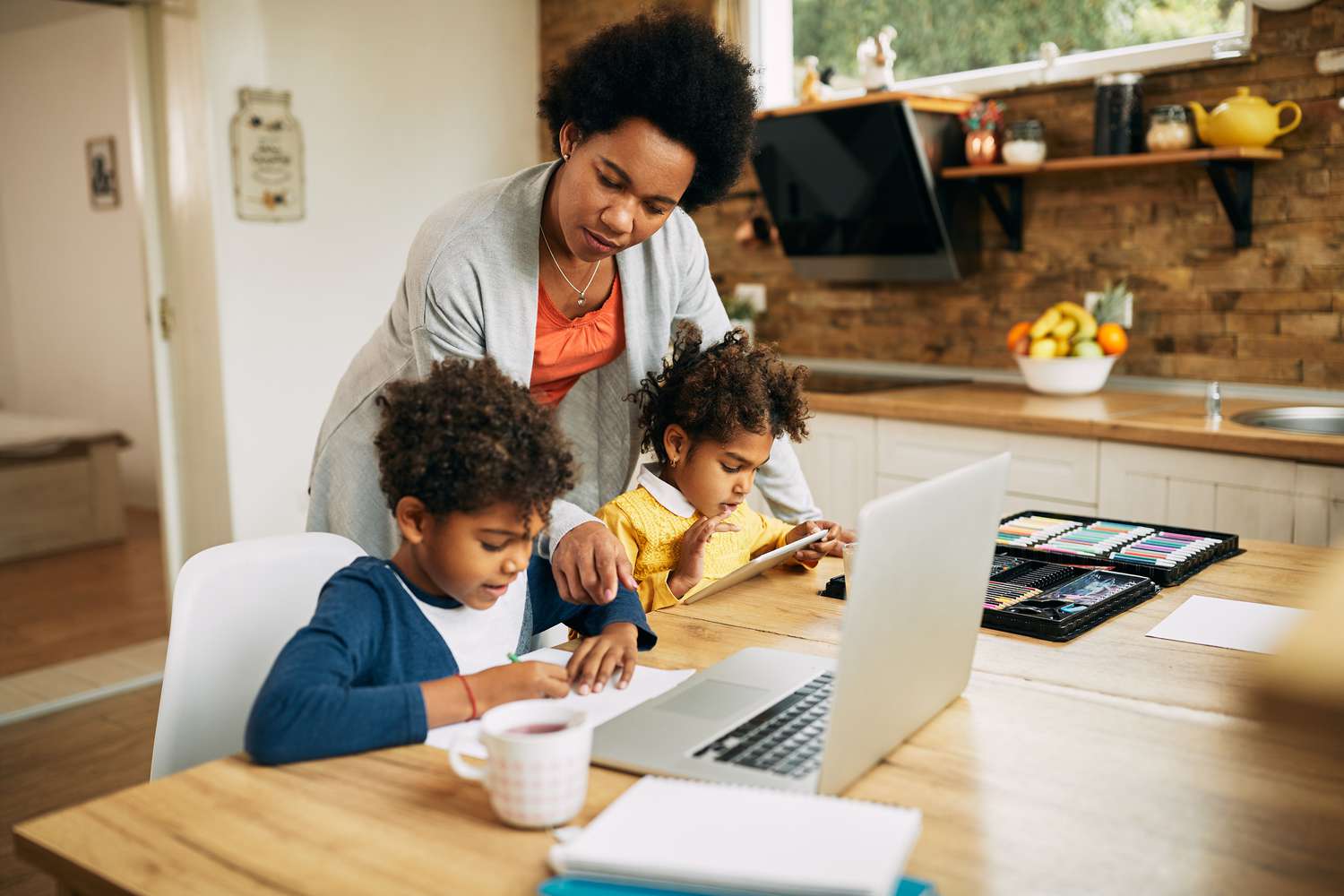 Homeschooling family